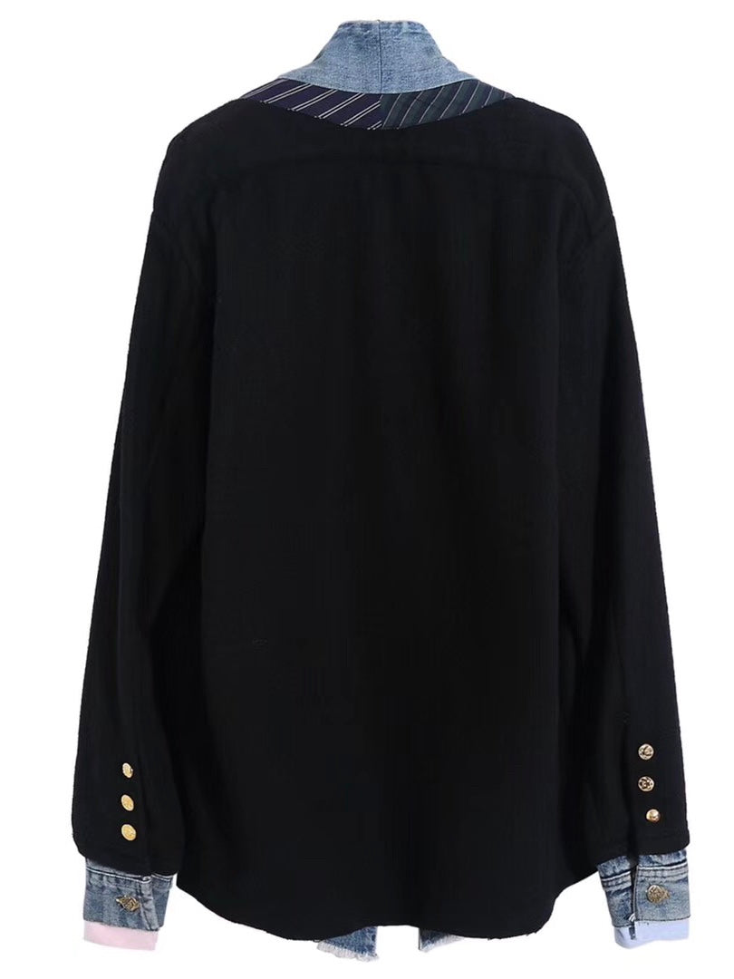 GREG LAUREN Navy Jacket