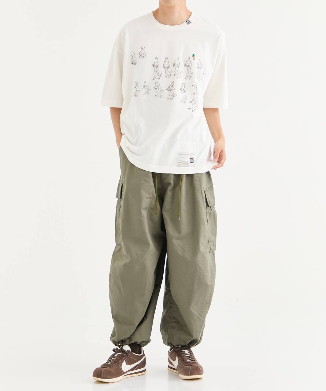MAISON MIHARA YASUHIRO Duck Printed Cotton T-shirt