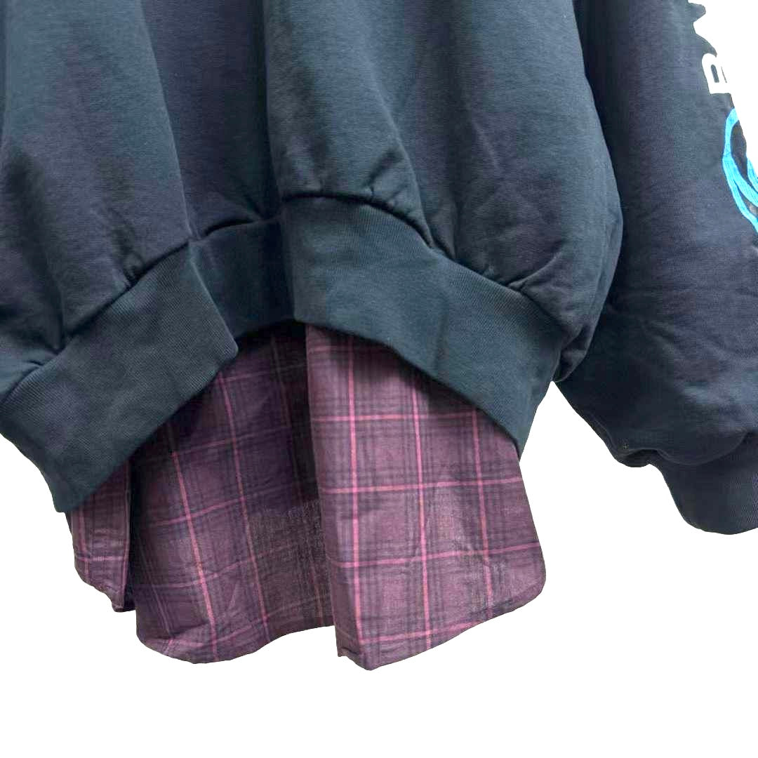 Balenciaga Layered Surfer Hoodie