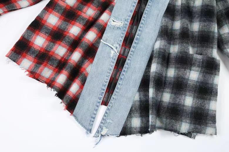 GREG LAUREN Grey Red Jacket