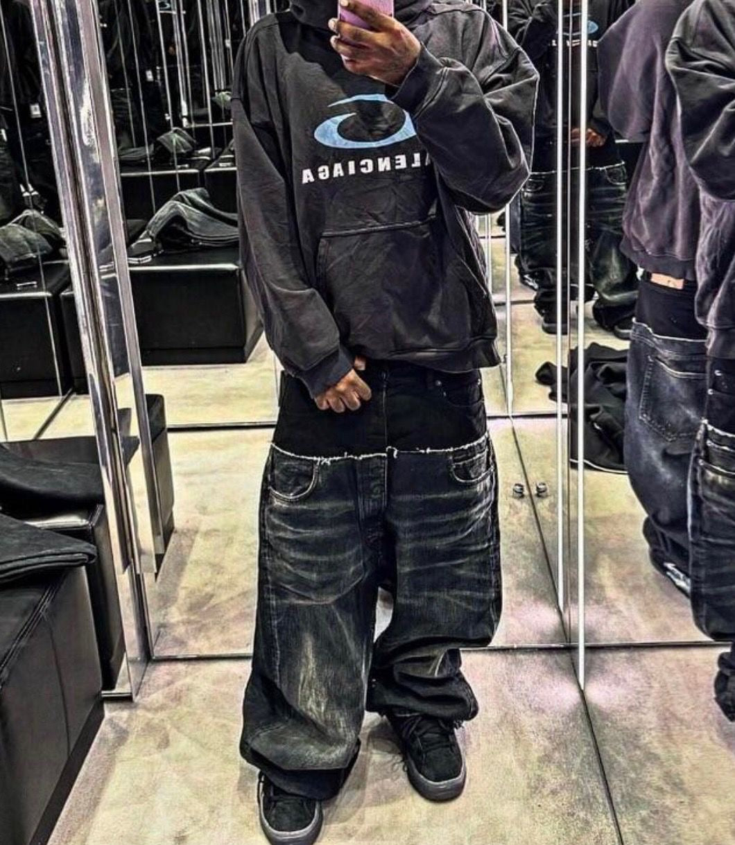 Balenciaga Black Loop Hoodie