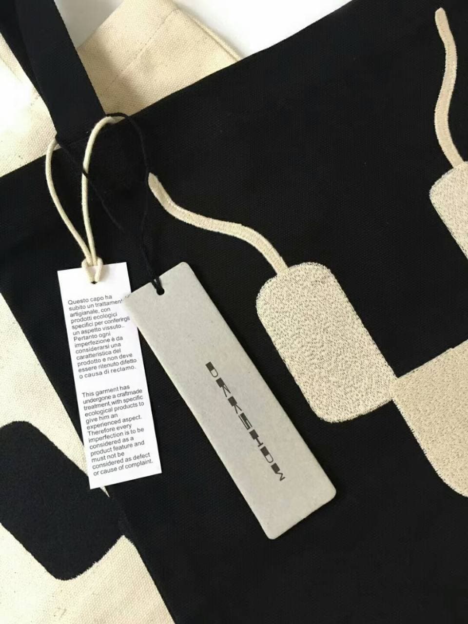 RICK OWENS DRKSHDW Tote Bag