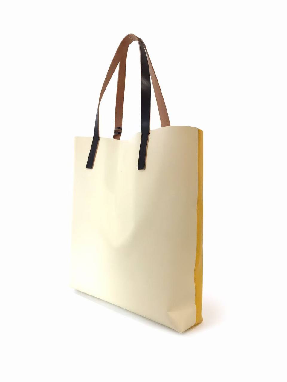 MARNI PVC Blue & Yellow Tote Bag