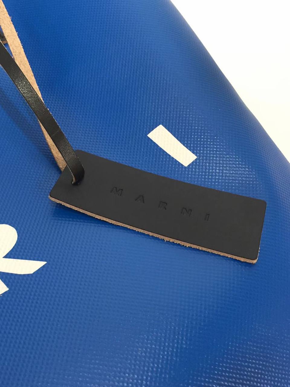 MARNI PVC Blue & Yellow Tote Bag