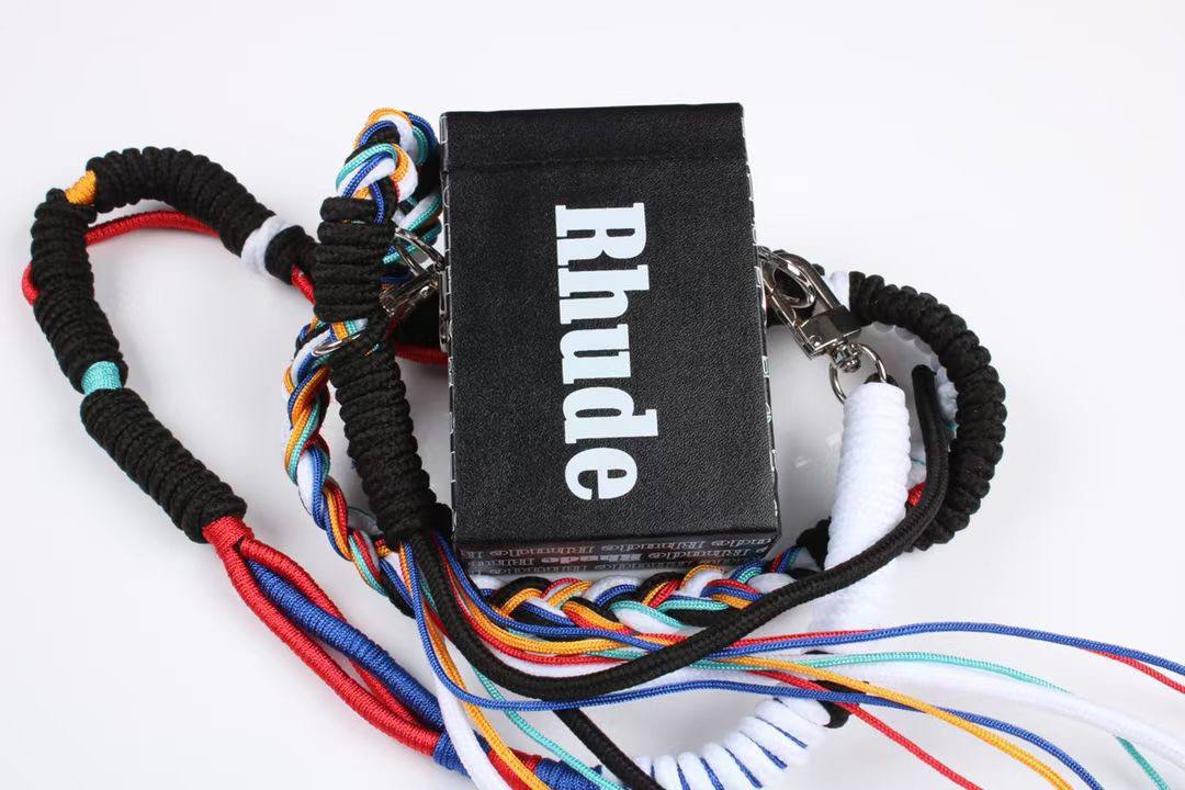 RHUDE CIG LOGO BOX BLACK