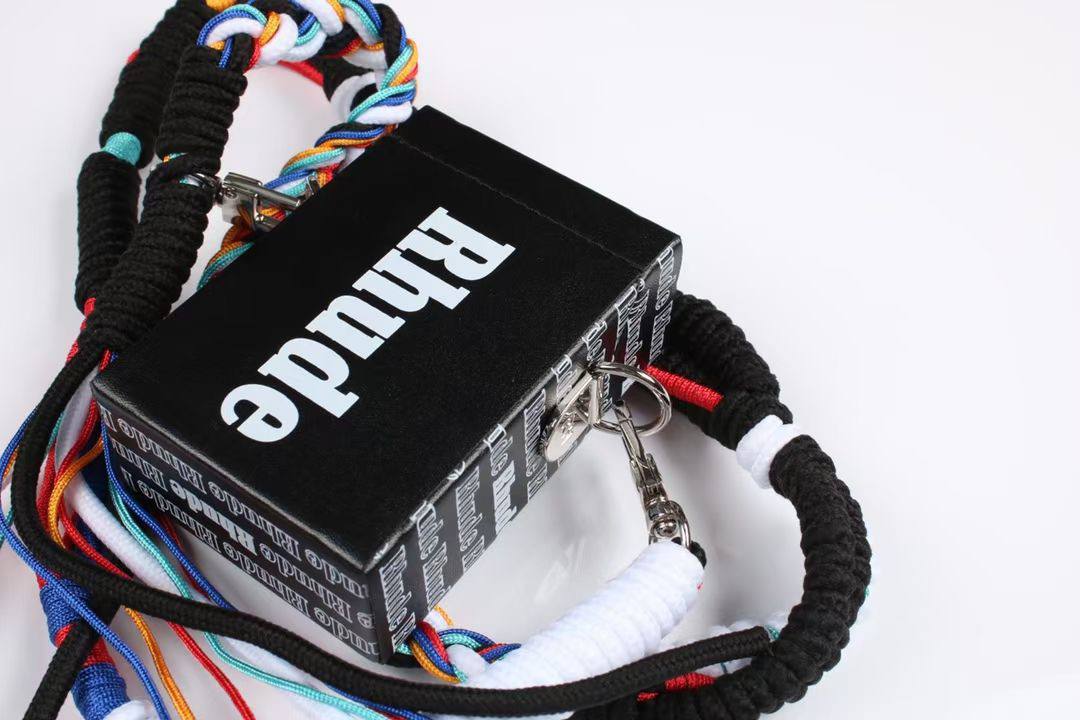 RHUDE CIG LOGO BOX BLACK