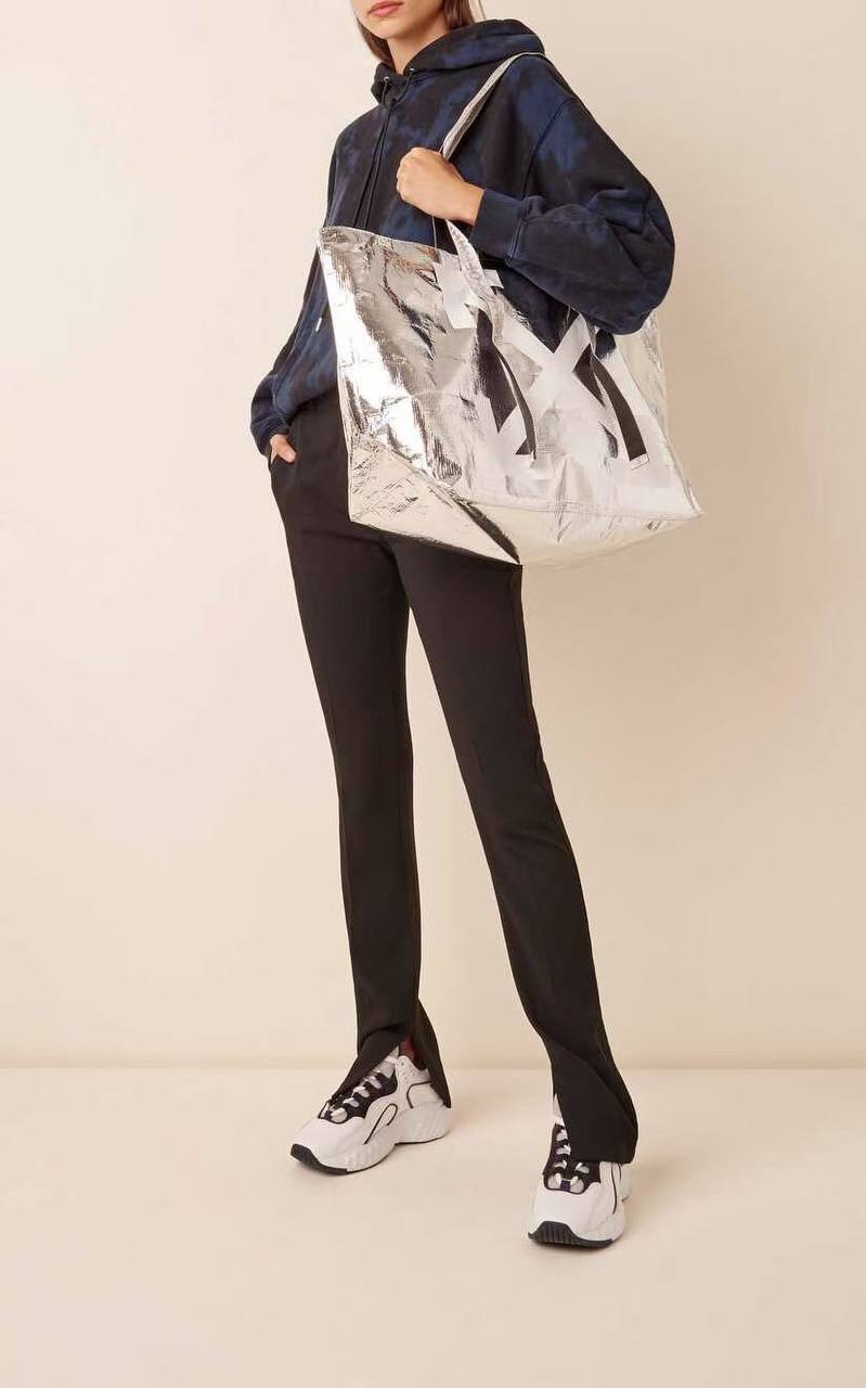 OFF-WHITE Metallic Tote Bag