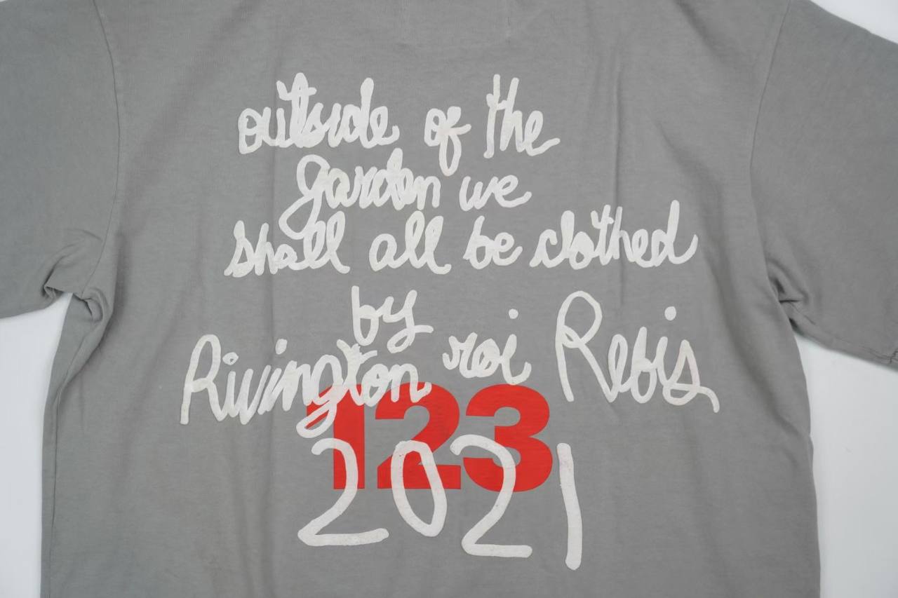 RIVINGTON roi Rebis RRR-123 Outside Of The Garden GREY T-Shirt