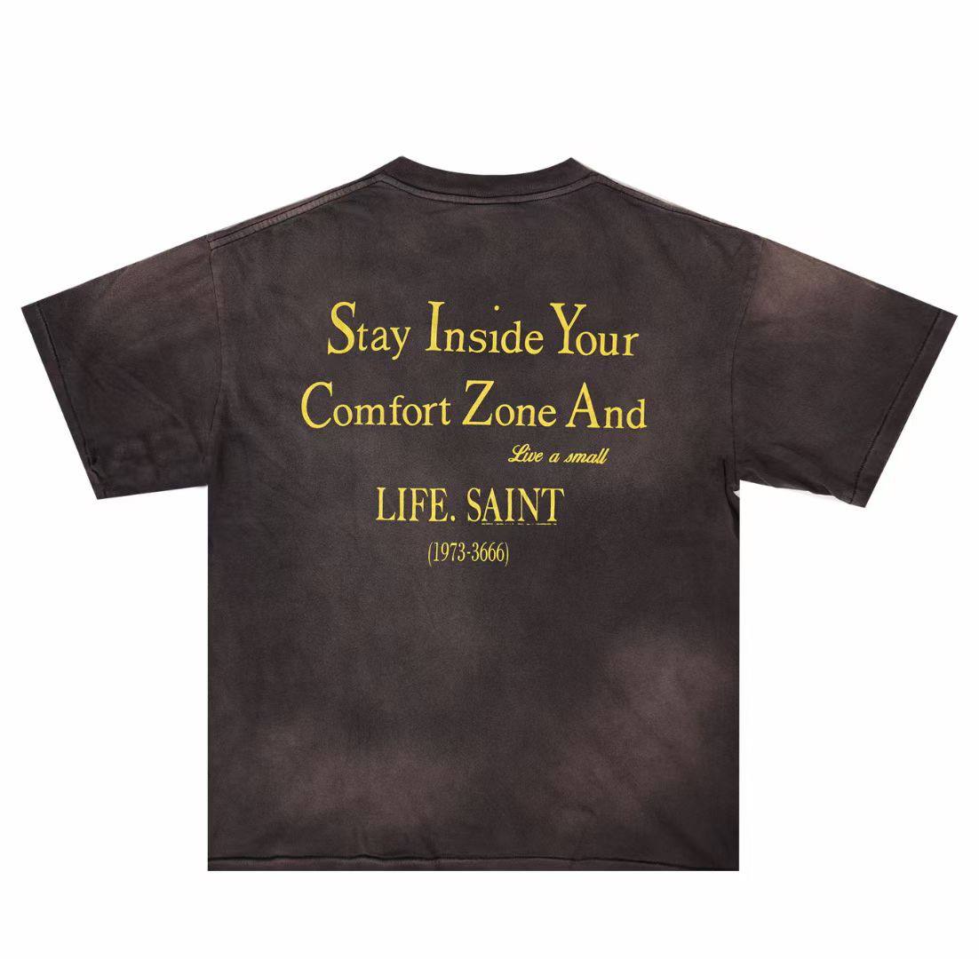 SAINT MICHAEL Black NBA T-Shirt