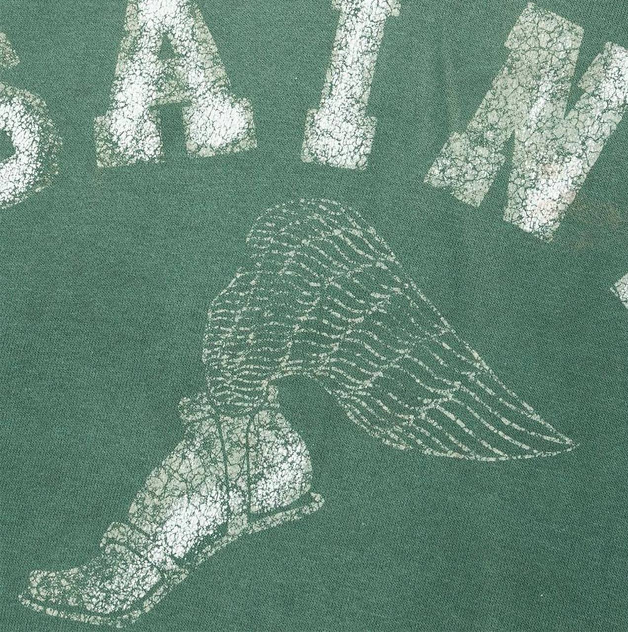 READYMADE x SAINT MICHAEL Green Distressed Hoodie