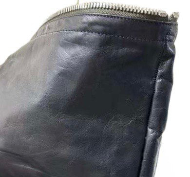 RICK OWENS Glove Leather Hooded Jacket