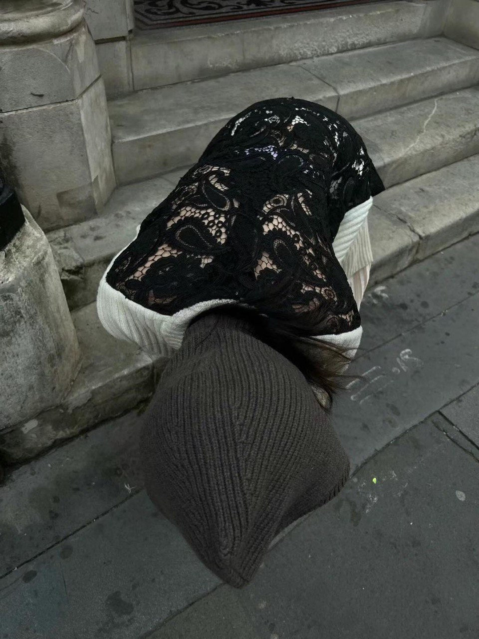 RICK OWENS Ribbed-Edge Beanie/Balaclava