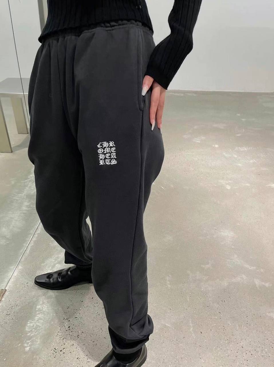 CHROME HEARTS Black Sweatpants
