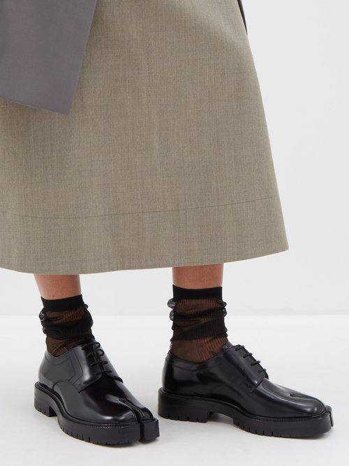 MAISON MARGIELA Leather Split Toe Shoes