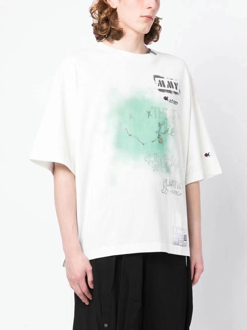 MAISON MIHARA YASUHIRO Graphic Print Crew Neck T-shirt