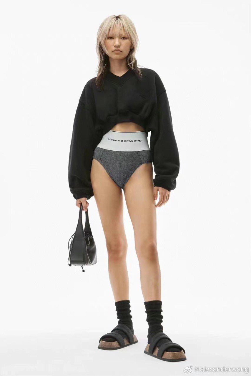 ALEXANDER WANG Black Ronan Sandals