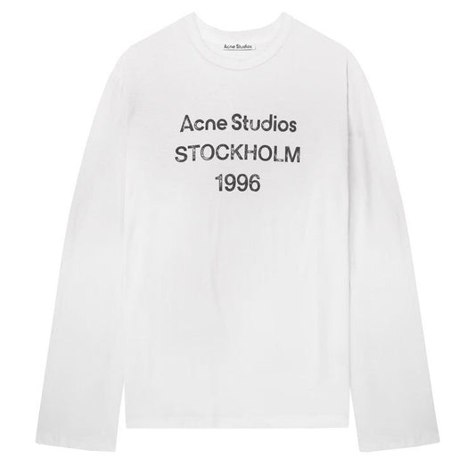 ACNE STUDIOS Logo Print Long Sleeve T-shirt