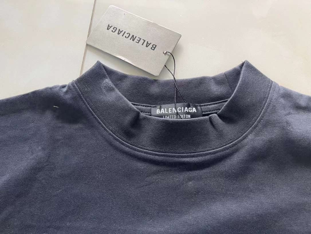 BALENCIAGA Clown Print Cotton T-shirt