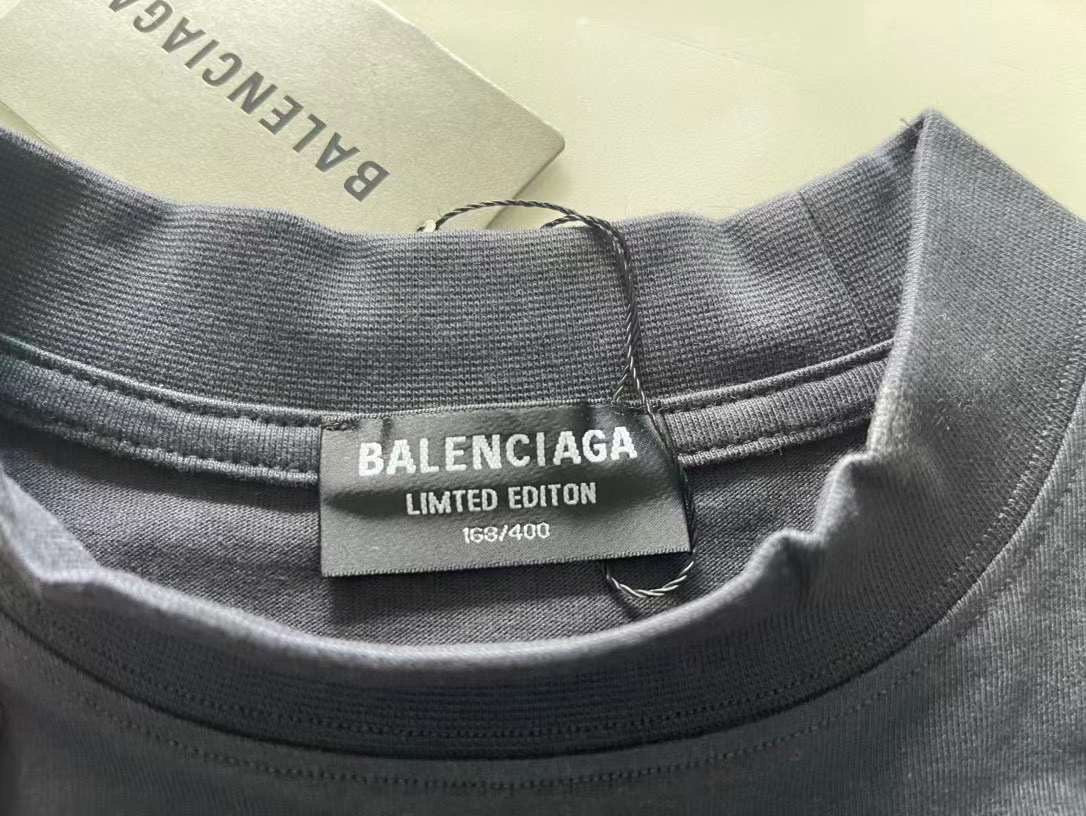 BALENCIAGA Clown Print Cotton T-shirt