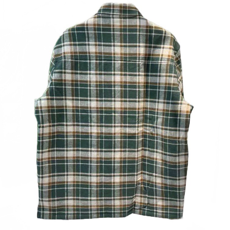 CHROME HEARTS Plaid Flannel Green Shirt