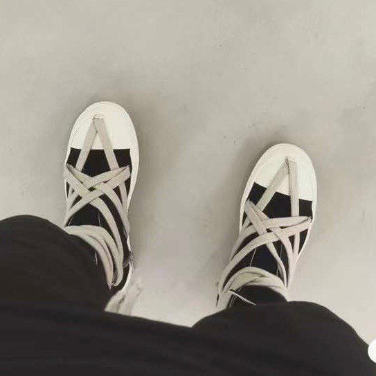 RICK OWENS DRKSHDW Rick Owens DRKSHDW Hexa High-Top Sneakers