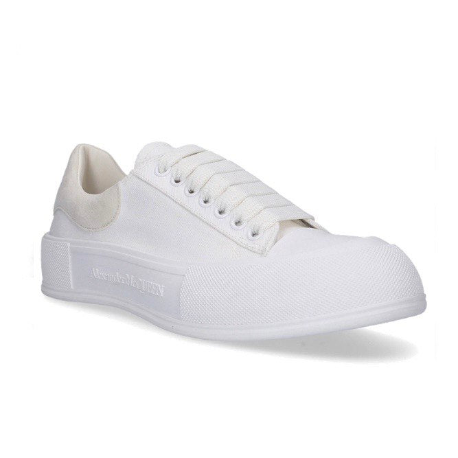 ALEXANDER MCQUEEN Deck Plimsoll Lace-Up Sneakers