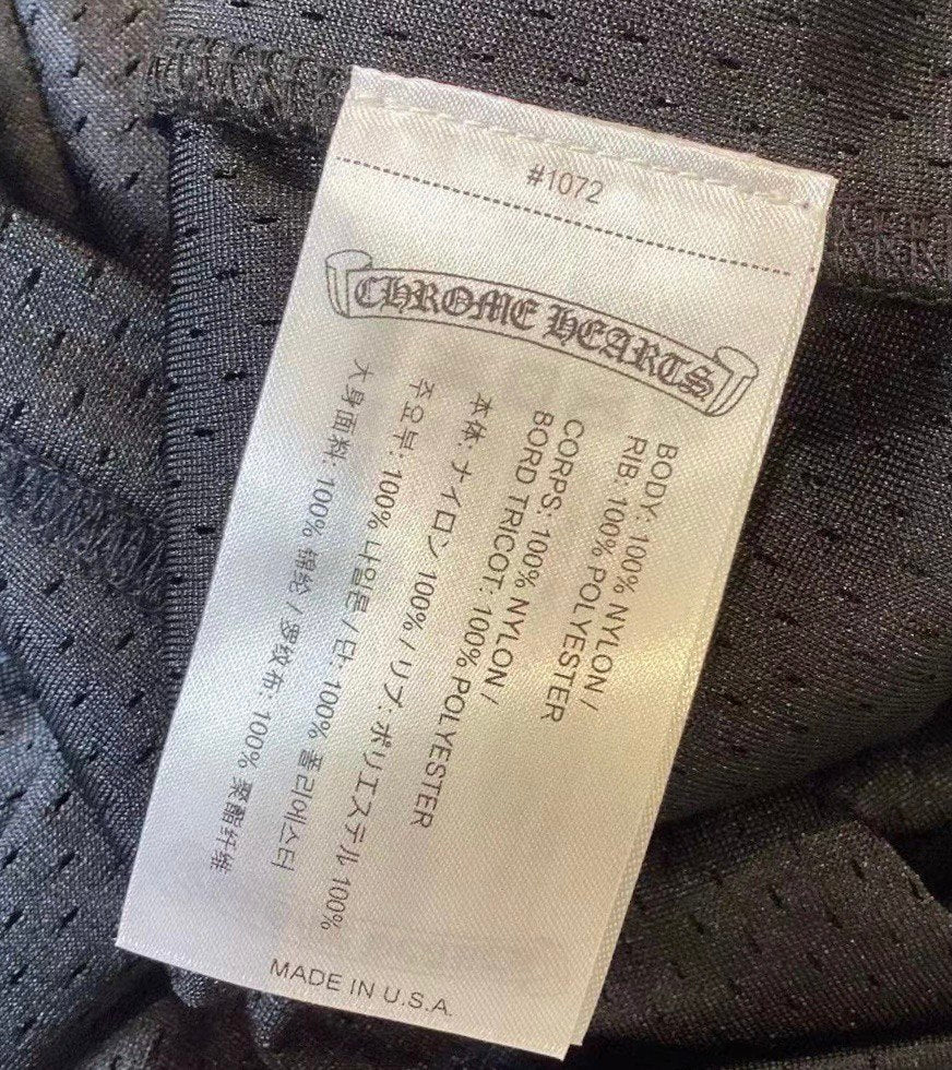 CHROME HEARTS Mesh Long Sleeve Warm Up Jersey