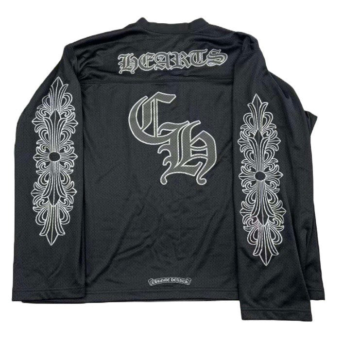 CHROME HEARTS Mesh Long Sleeve Warm Up Jersey