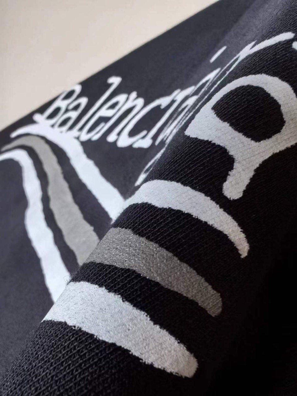 BALENCIAGA Printed Cotton Jersey Hoodie