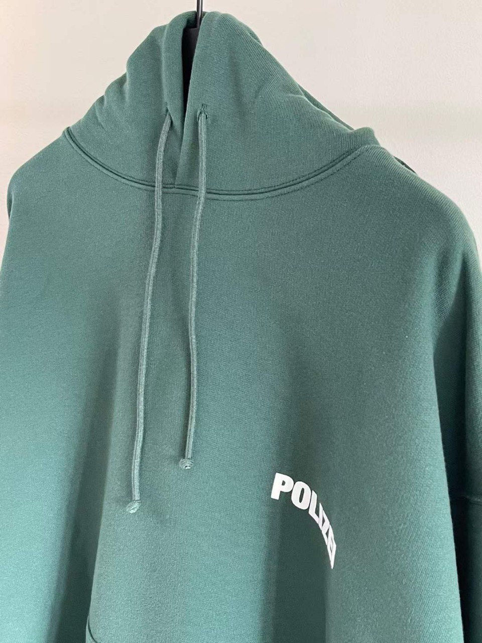 VETEMENTS Green Polizei Printed Hoodie