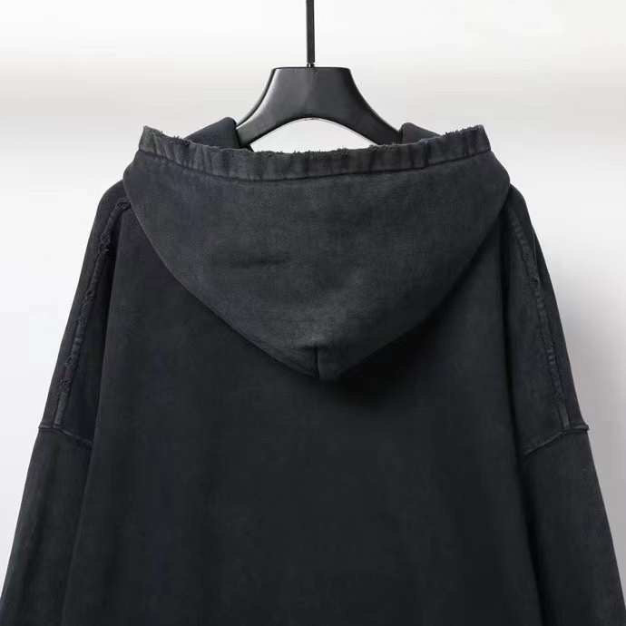 ENFANTS RICHES DÉPRIMÉS Black Distressed Hoodie