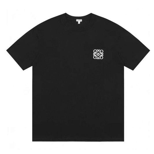 LOEWE Anagram Black Cotton Jersey T-shirt