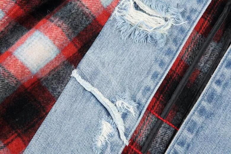 GREG LAUREN Grey Red Jacket
