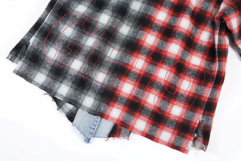 GREG LAUREN Grey Red Jacket