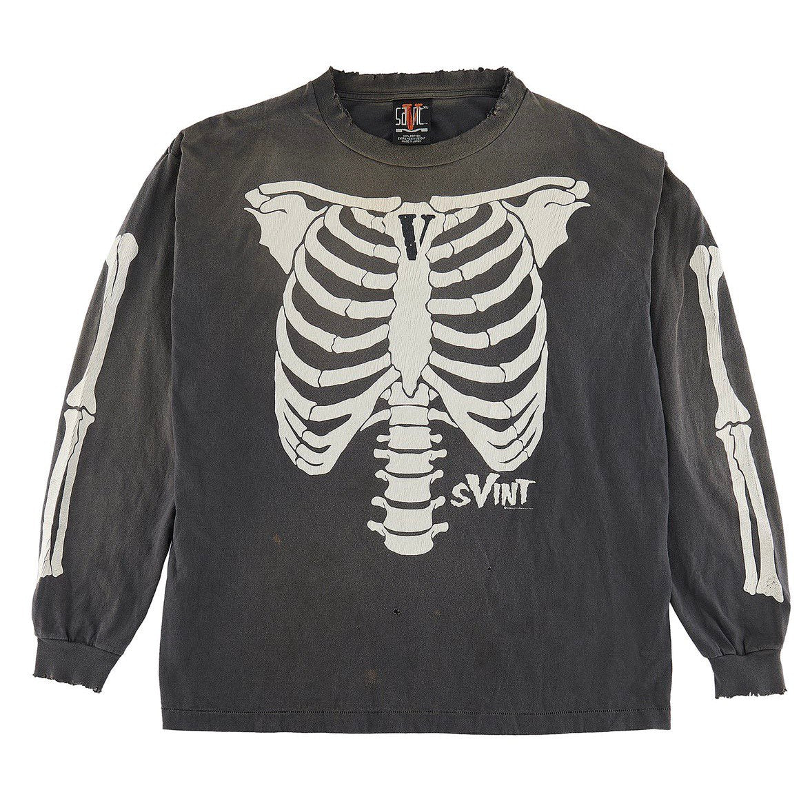 SAINT MICHAEL × VLONE Bone Longsleeve T-shirt – OUTGUM