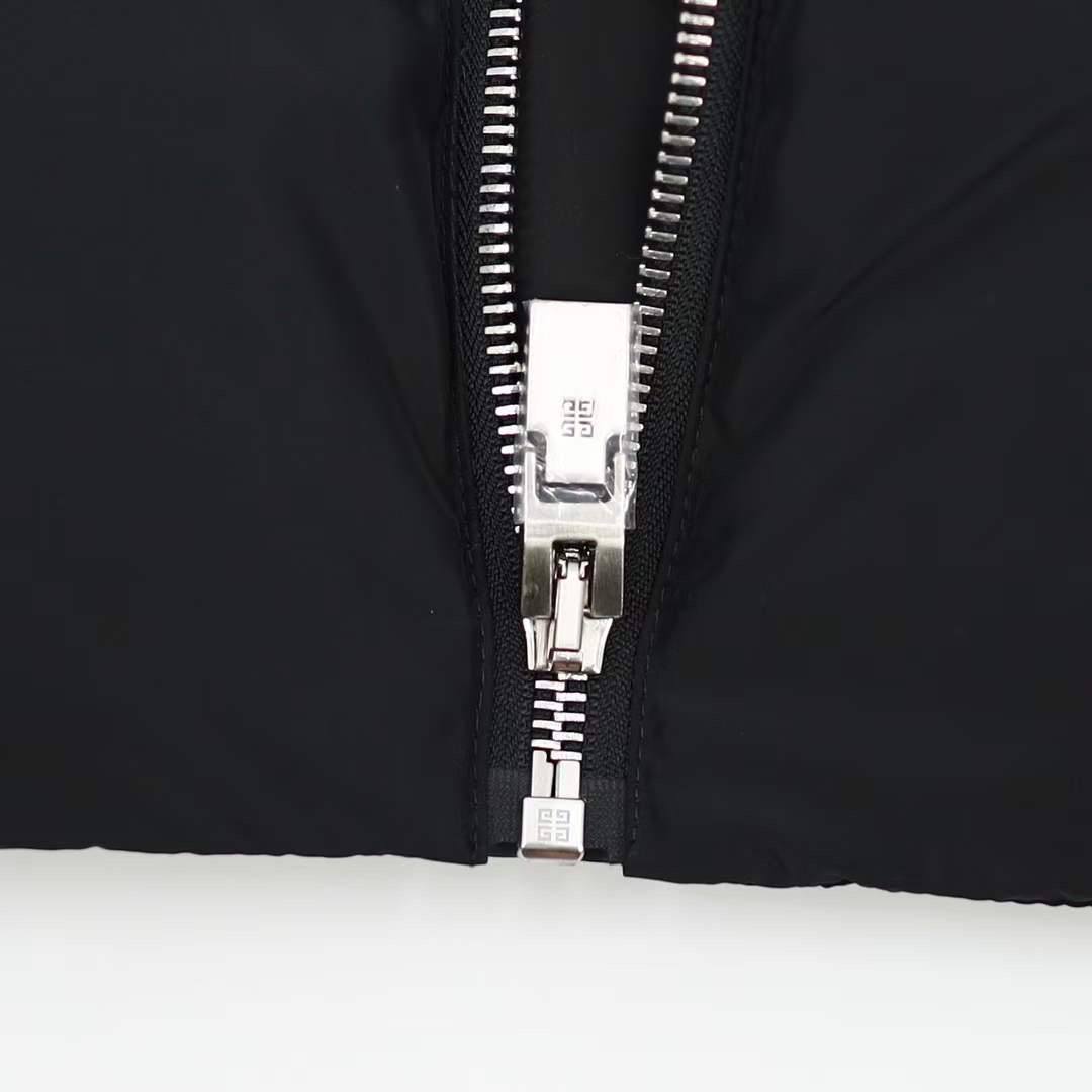 GIVENCHY Sleeveless Puffer Jacket With Metallic Details
