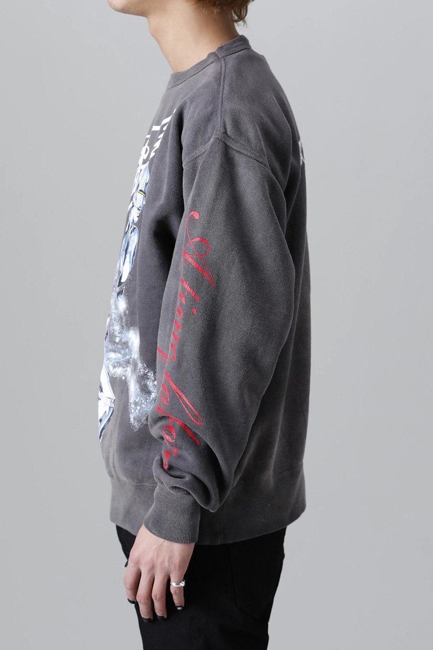 SAINT MICHAEL X SORAYAMA Graphic Print Crew-Neck Sweatshirt