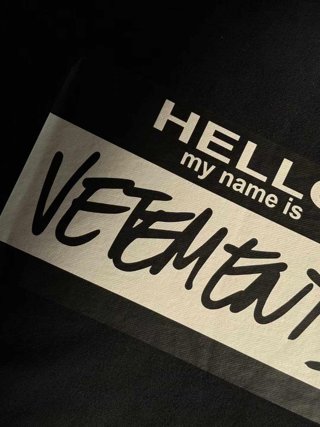 VETEMENTS 'My Name Is Vetements' Hoodie