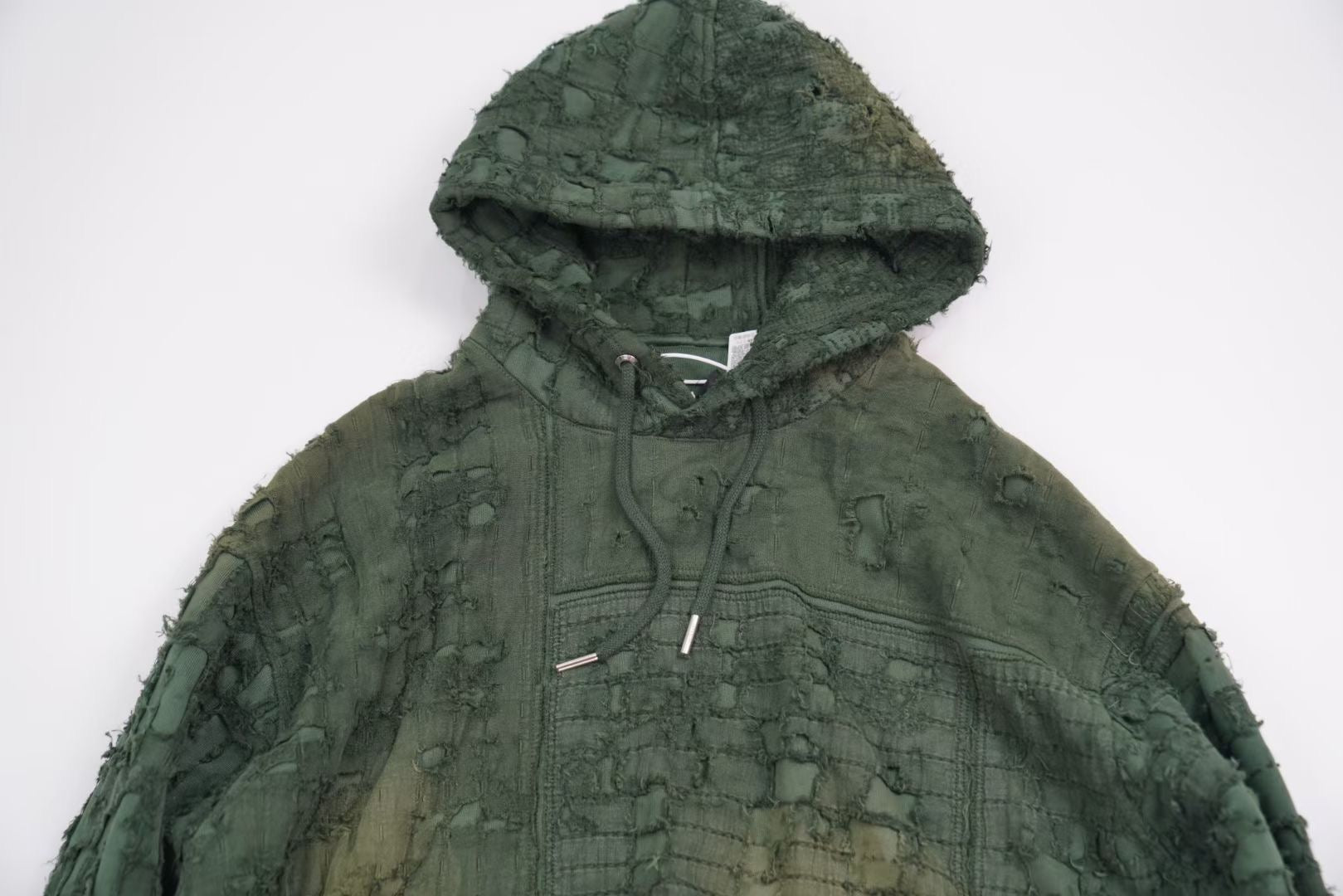 Givenchy Distressed Cotton Hoodie
