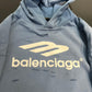 BALENCIAGA Unisex Layered Medium Fit Hoodie