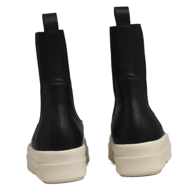 RICK OWENS Mega Bumper Beatle Leather Platform Ankle Boots