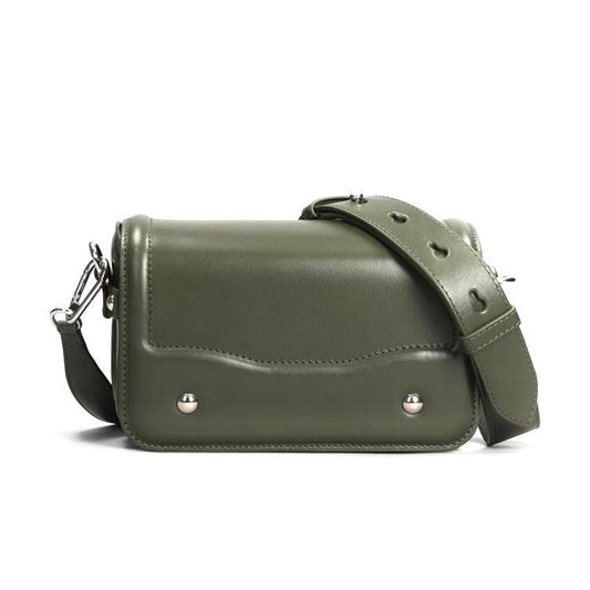 LEMAIRE mini green Ransel leather crossbody bag