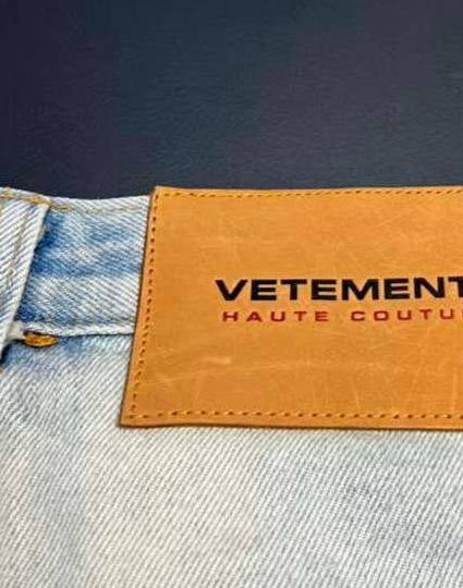 VETEMENTS Blue Jeans With Logo