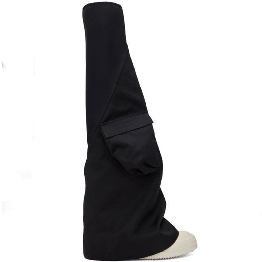 RICK OWENS DRKSHDW Women Cargo Fetish Knee High Boots