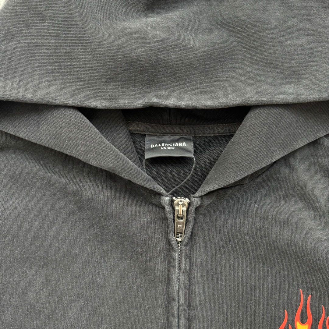 Balenciaga Zip-Up Hoodie