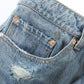 GREG LAUREN Denim Cargo Pants