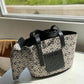 LOEWE x Joe Brainard Elephant Leather-Trimmed Logo-Jacquard Canvas Tote Bag
