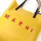 MARNI PVC Blue & Yellow Tote Bag