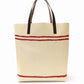 MARNI Beige Logo Print PVC Tote Bag
