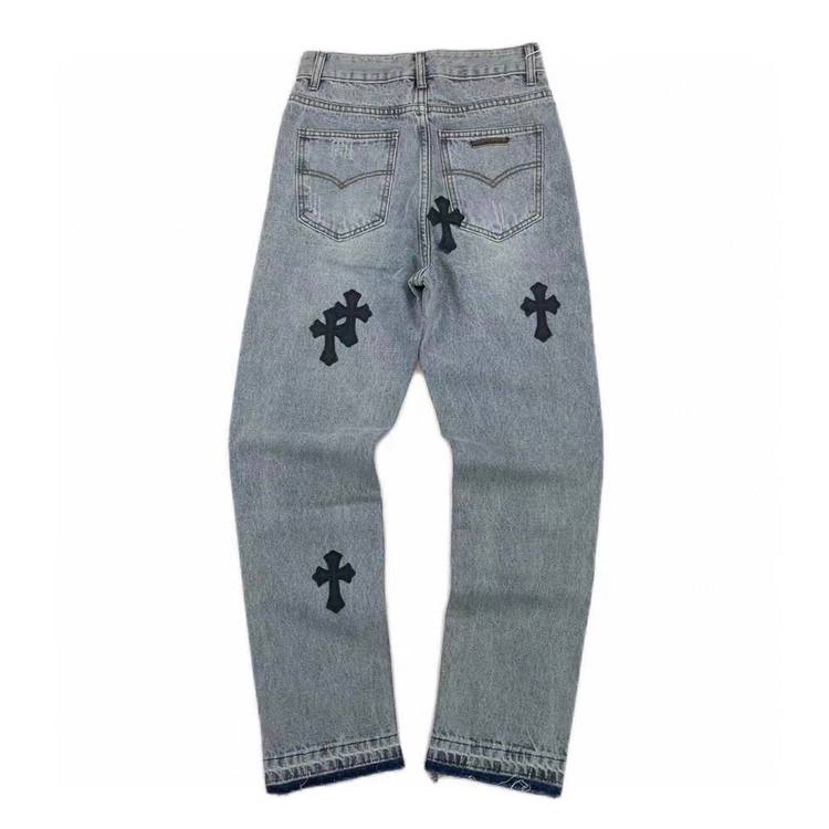 CHROME HEARTS Light Blue Jeans
